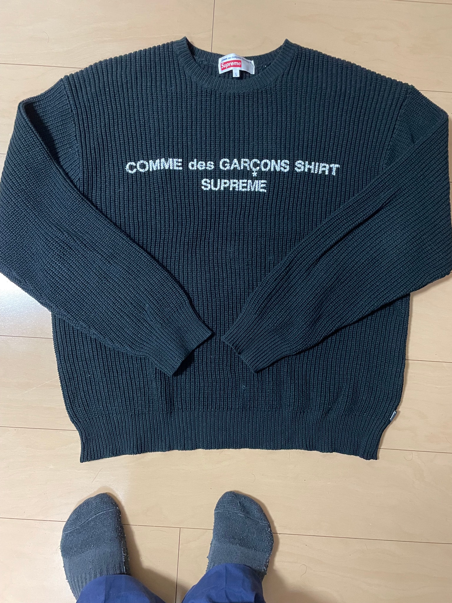 Supreme / Comme des Garçons SHIRT® Sweater "Black"