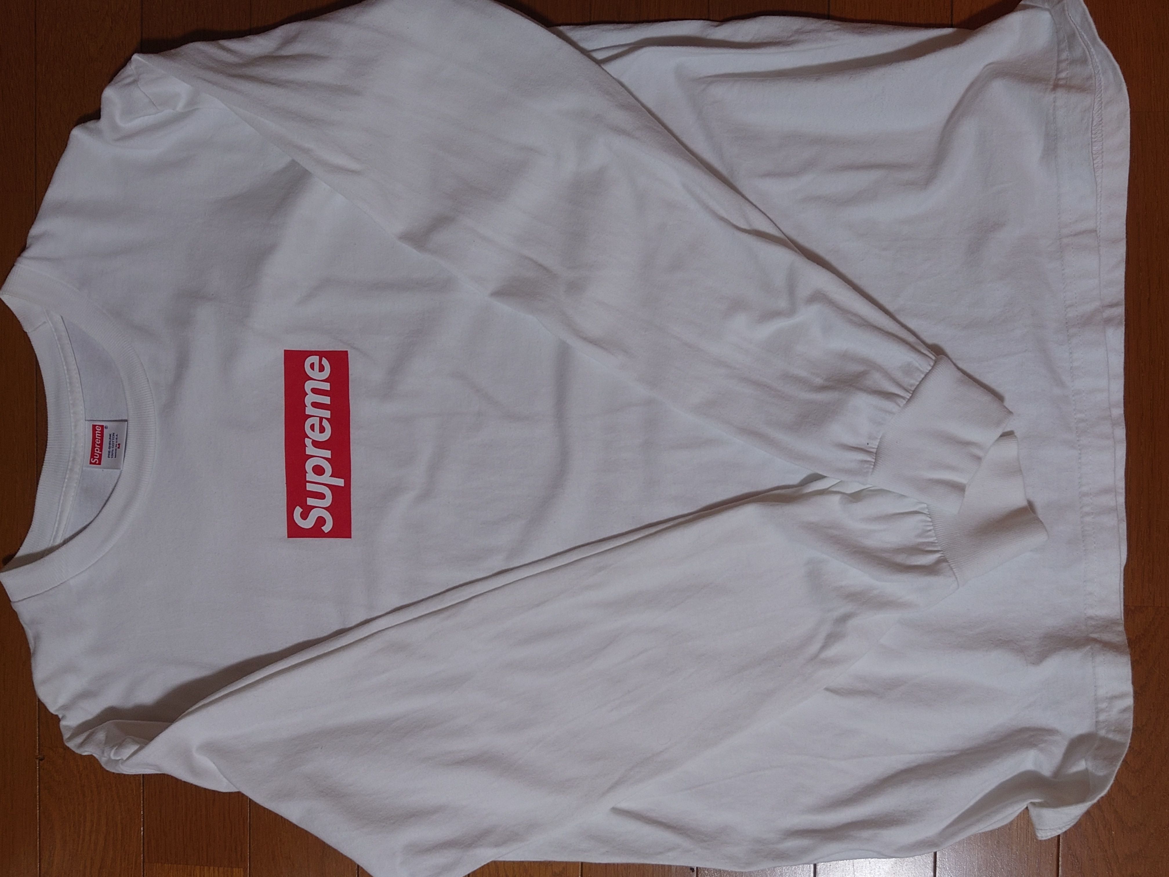 Supreme Box Logo L/S Tee "White"