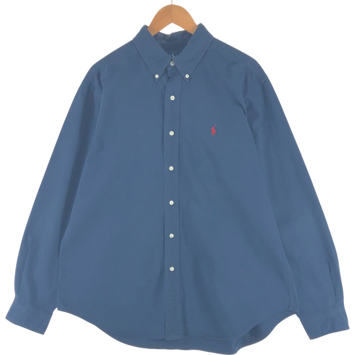 古着 ラルフローレン Ralph Lauren CLASSIC FIT クラシックフィット 長袖 ボタンダウンシャツ メンズXL相当/eaa528900