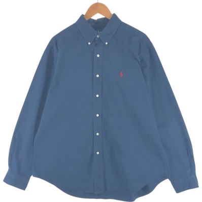 古着 ラルフローレン Ralph Lauren CLASSIC FIT クラシックフィット 長袖 ボタンダウンシャツ メンズXL相当/eaa528900