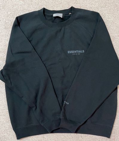 FEAR OF GOD ESSENTIALS PULLOVER CREWNECK "Stretch Limo"