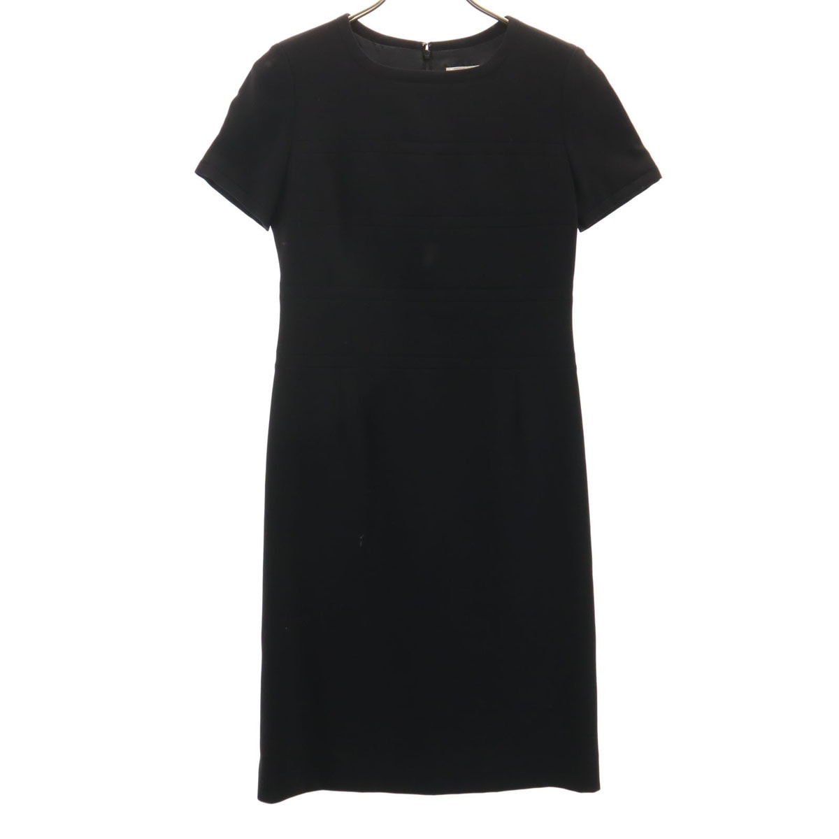 courreges クレージュ 日本製 半袖 ワンピース 7AR 黒