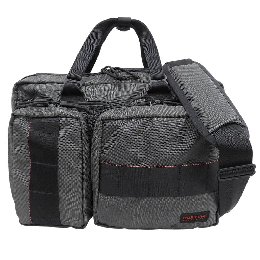 ブリーフィング 新品同様 STEEL 3WAY NEO TRINITY LINER ビジネスバッグ ブリーフケース メンズ グレー/ブラック BRF399219-011