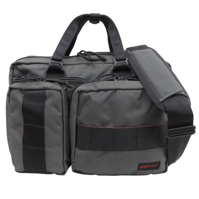 ブリーフィング 新品同様 STEEL 3WAY NEO TRINITY LINER ビジネスバッグ ブリーフケース メンズ グレー/ブラック BRF399219-011