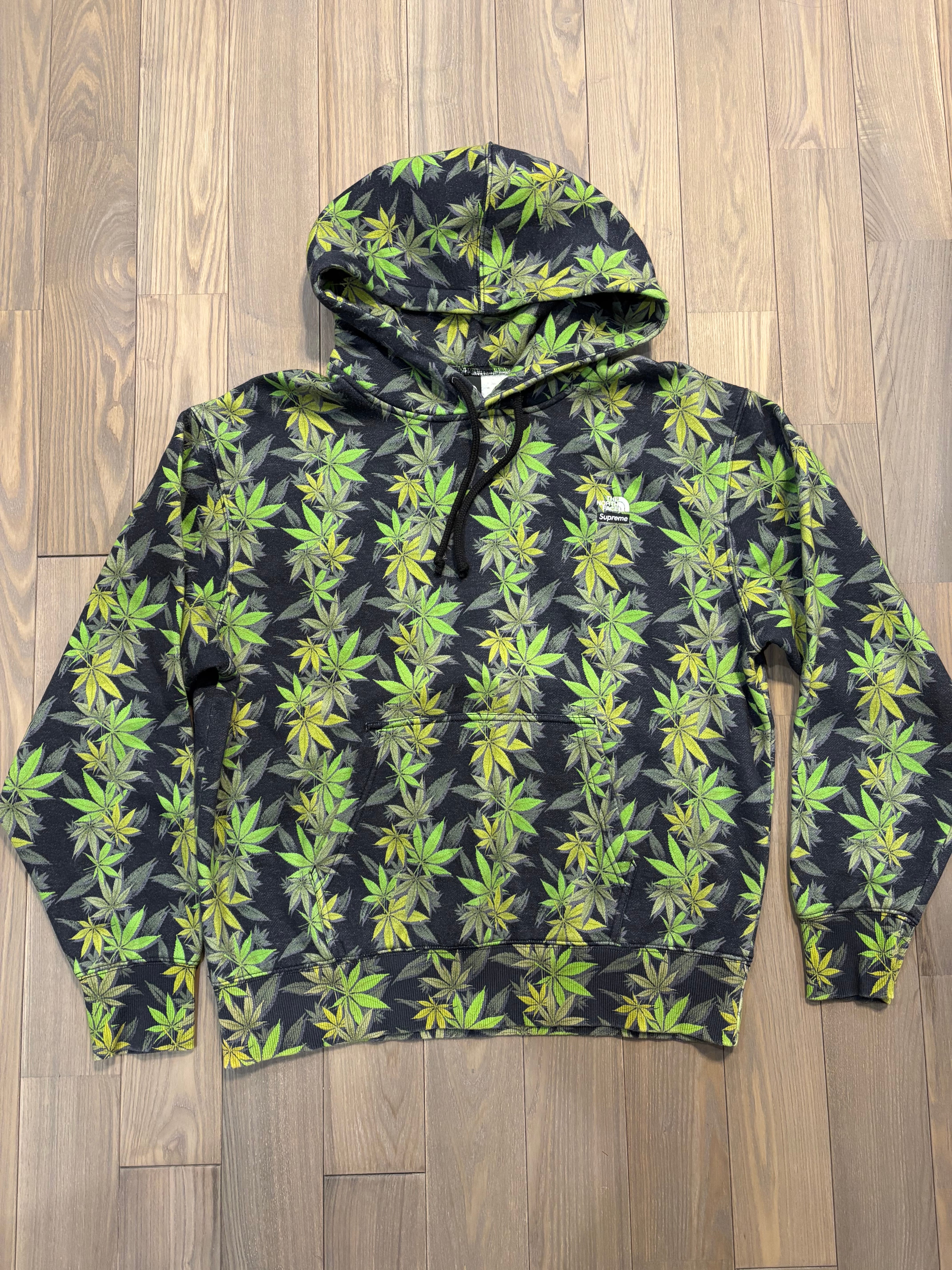 Supreme x The North Face Leaf Hooded Sweatshirt "Black"