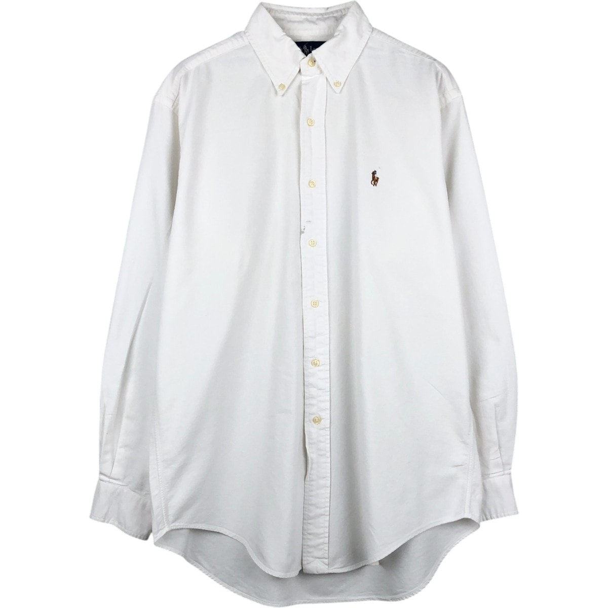 古着 ラルフローレン Ralph Lauren YARMOUTH 長袖 ボタンダウンシャツ メンズM相当/eaa676435