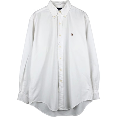 古着 ラルフローレン Ralph Lauren YARMOUTH 長袖 ボタンダウンシャツ メンズM相当/eaa676435