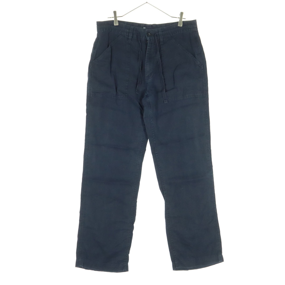 GAP ギャップ リネンパンツ M ネイビー