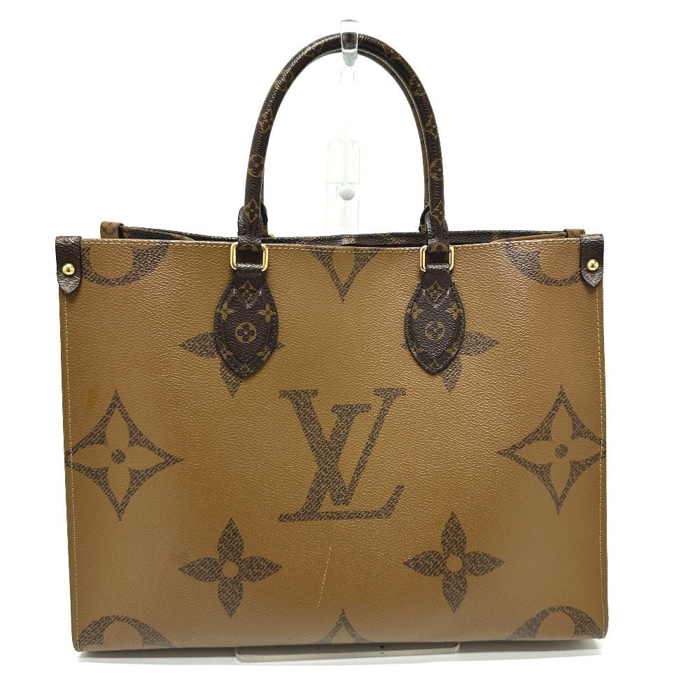 ルイヴィトン LOUIS VUITTON オンザゴー MM M45321 モノグラム カバン ショルダーバッグ 肩掛け トートバッグ モノグラムキャンバス ブラウン