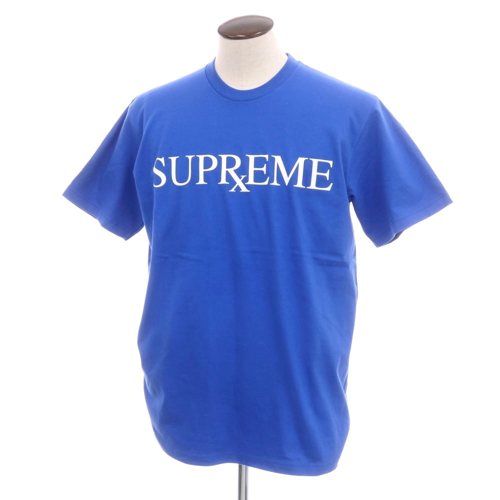 【中古】シュプリーム Supreme 2025年秋冬 RX Tee コットン 半袖Tシャツ ブルー【サイズL】【メンズ】