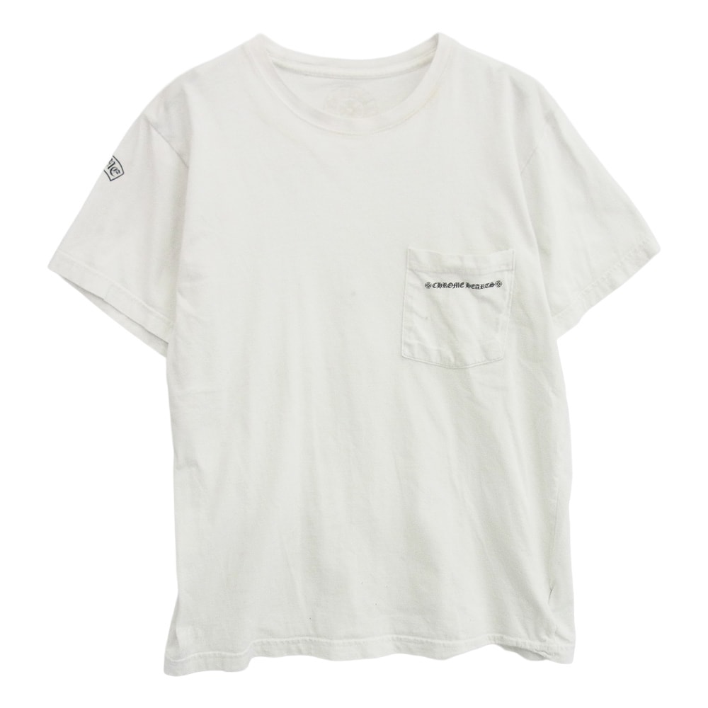 Chrome Hearts Fuck You Back Logo Pocket T-Shirt "White"