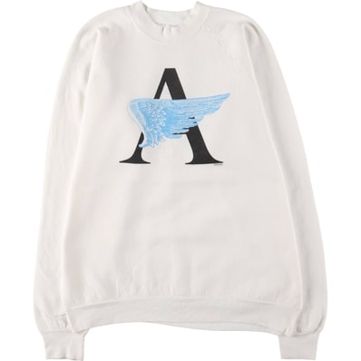 古着 90年代 フルーツオブザルーム FRUIT OF THE LOOM Milton Glaser ミルトン グレイザー プリントスウェットシャツ トレーナー USA製 メンズXL相当 ヴィンテージ/eaa562660