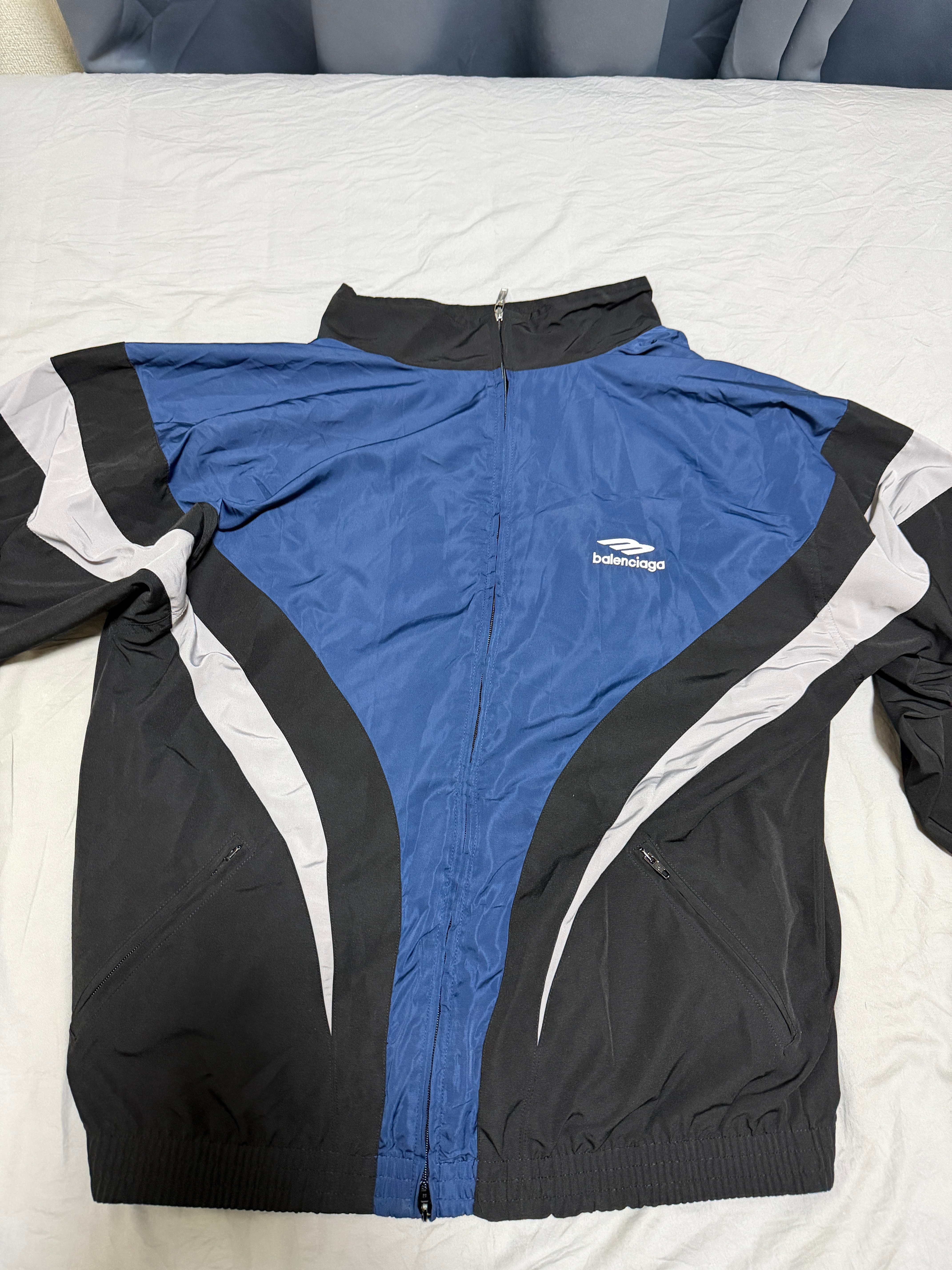 BALENCIAGA 3B OFF SHOULDER TRACKSUIT