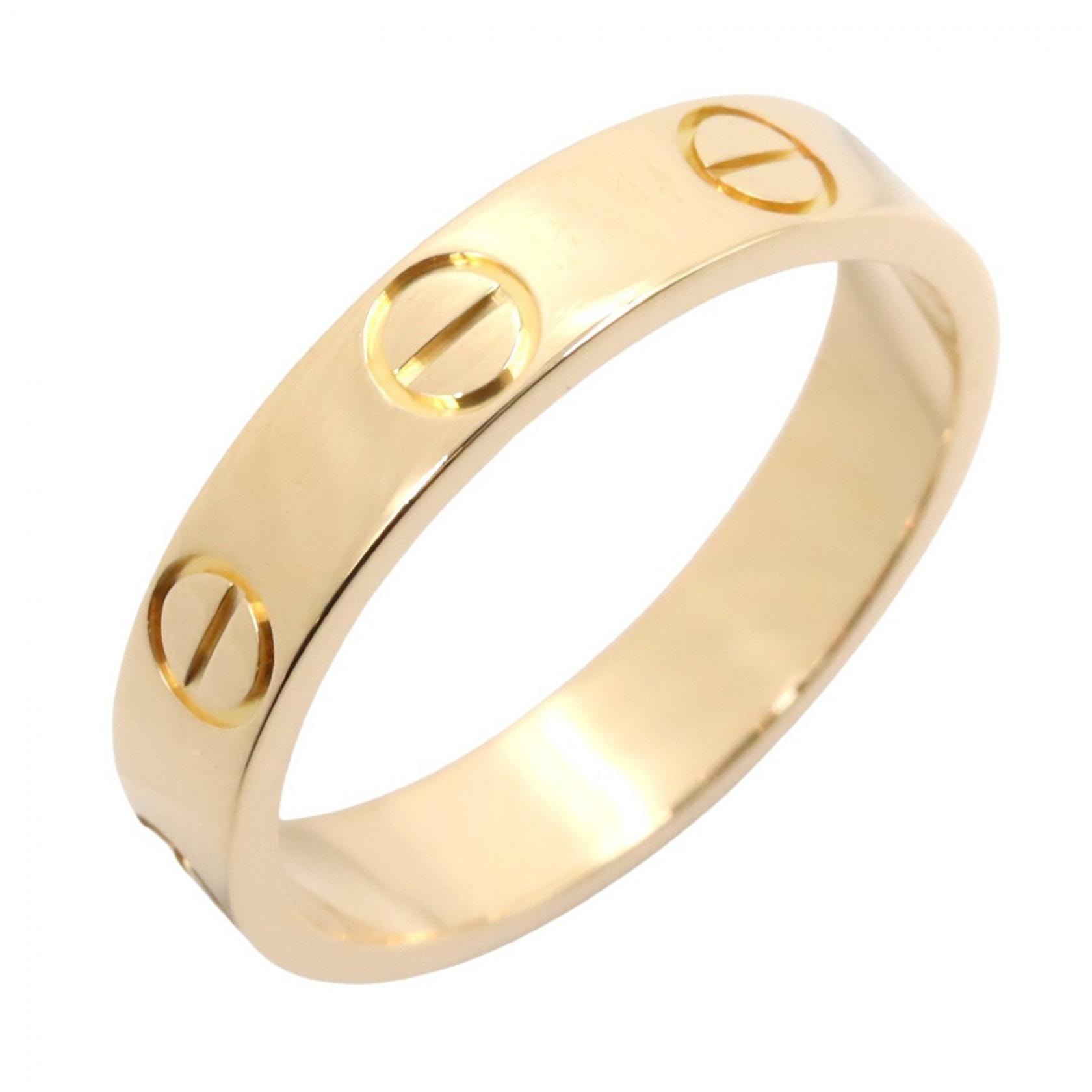 カルティエ CARTIER ミニラブリング リング・指輪 ジュエリー K18(イエローゴールド) レディース ゴールド系 B4085000 【中古】
