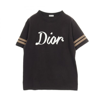 ディオール Dior カットソー 衣料品 トップス コットン メンズ ブラック系 【中古】