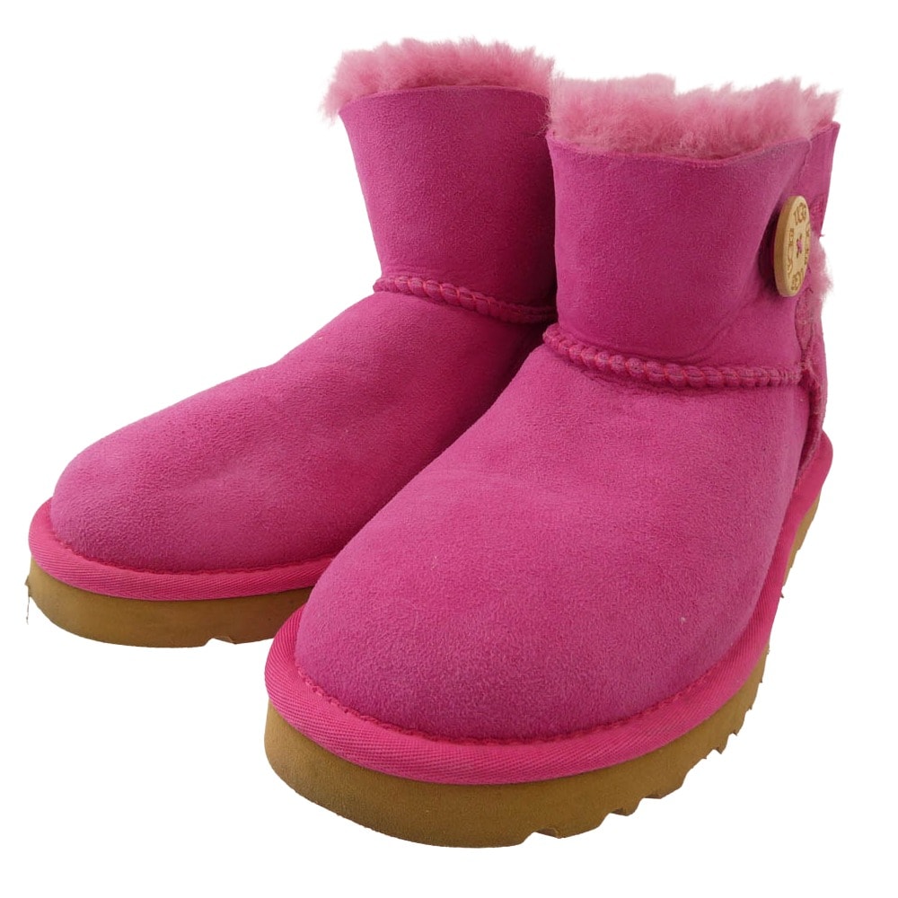 C (やや傷や汚れあり)】UGG アグ ブーツ 3352 W MINI BAILEY BUTTON