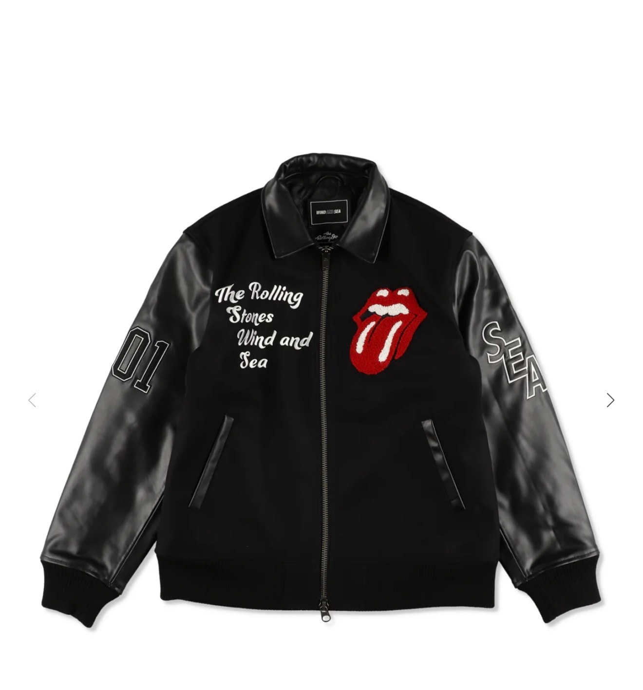 WIND AND SEA x HYSTERIC GLAMOUR Varsity Jacket 