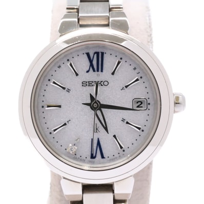 セイコー 【美品】SSVW233 1B22 LUKIA ルキア Essential Collection デイト ソーラー電波