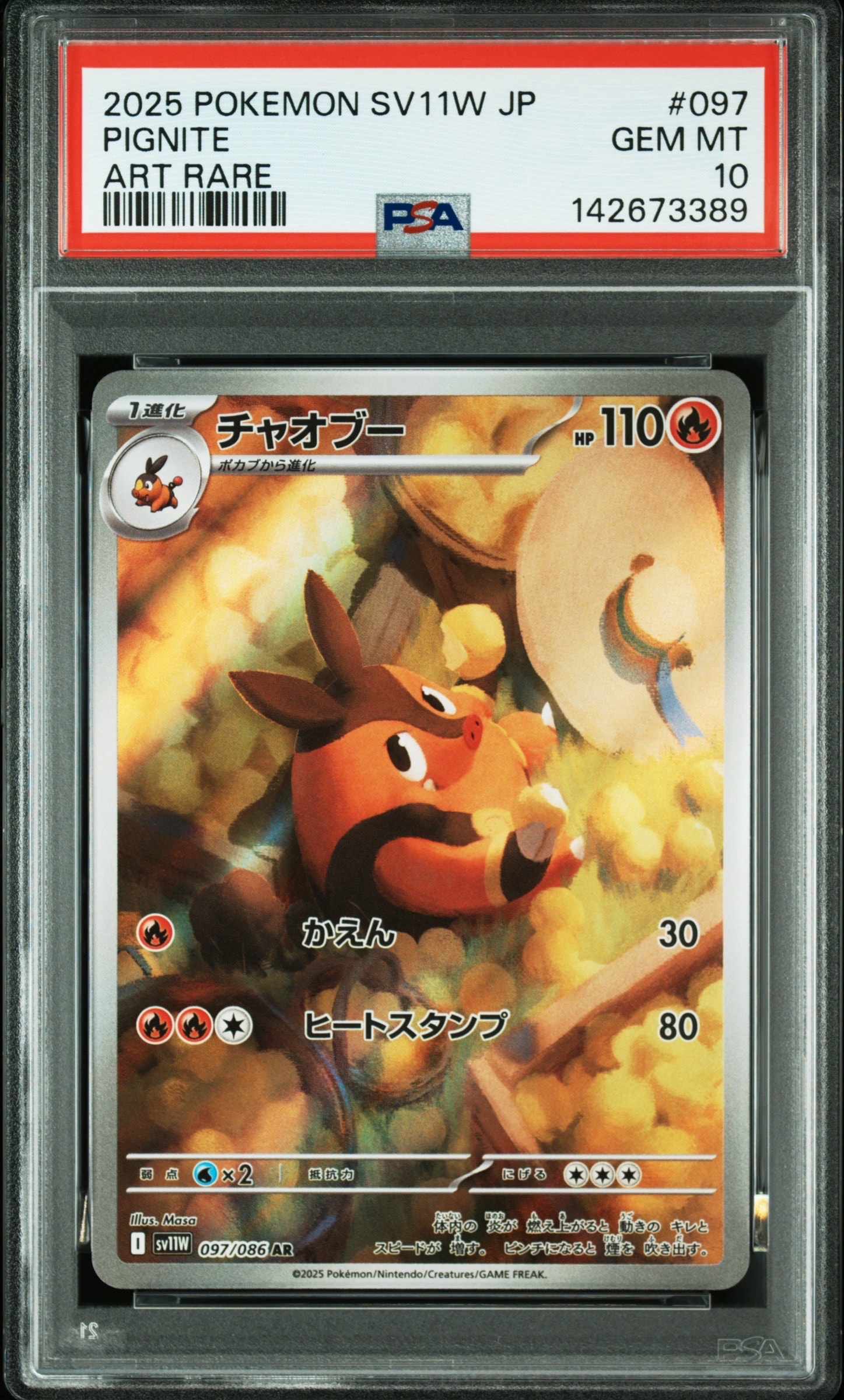 PSA10】チャオブー AR [SV11W 097/086](拡張パック「ホワイトフレア