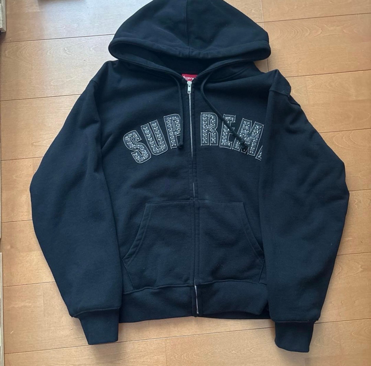Supreme x B.B. Simon Zip Up Hooded Sweatshirt "Black"