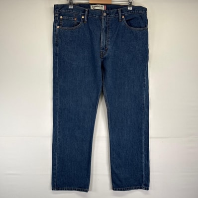 古着 リーバイス Levi's デニムパンツ 505 ストレート ジーンズ ジーパン 5ポケット 長ズボン w38 L30 ブルー メンズ