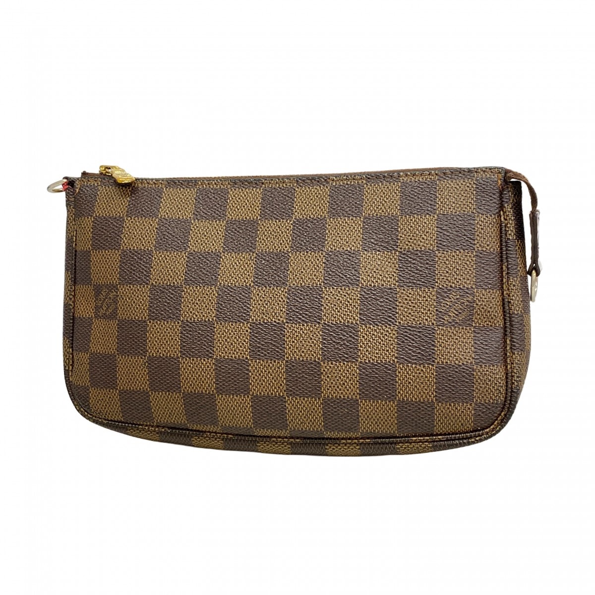 【6dc3001】ルイヴィトン ポーチ ダミエ ポシェットアクセソワール N51985 エベヌ【中古】レディース