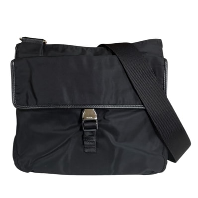 プラダ ショルダーバッグ ナイロン VA0269 ブラック メンズ PRADA 中古