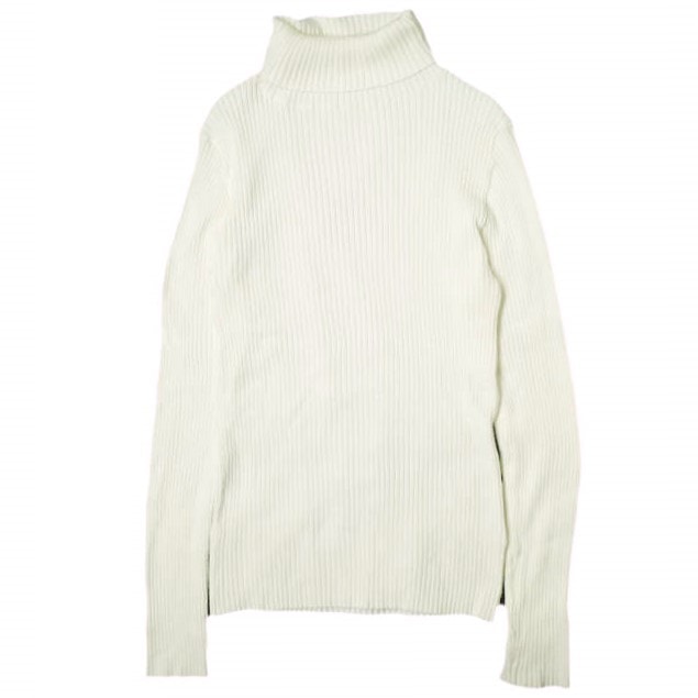 Ray BEAMS レイビームス 22AW 14G リブタートルニット 61-15-0045-126 ONE SIZE オフホワイト セーター タートルネック プルオーバー トップス g15843
