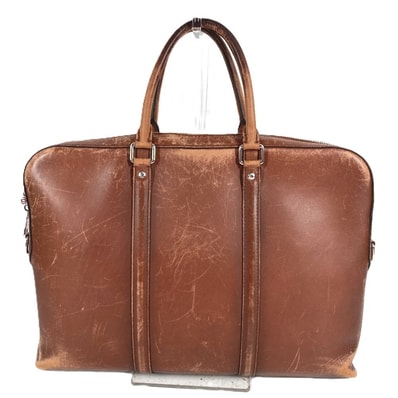 ルイヴィトン LOUIS VUITTON ポルトドキュマン ヴォワヤージュ PDV M50448 キュイールオンブレ ハンドバッグ カバン ビジネスバッグ 書類バッグ トートバッグ レザー ブラウン
