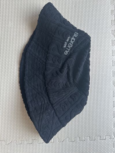 Supreme Terry Pattern Crusher "Black"