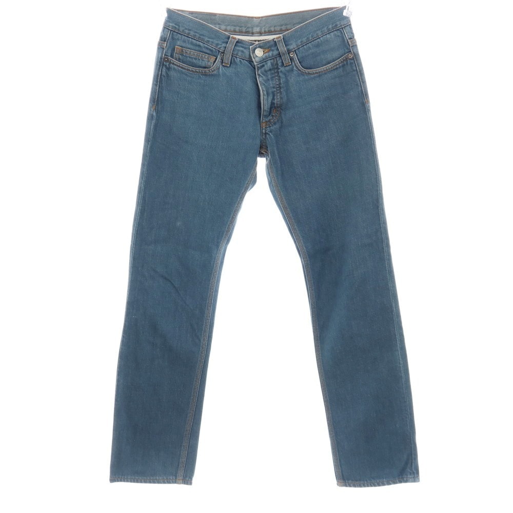 【中古】ジルサンダー JIL SANDER コットン デニムパンツ ジーンズ ブルー【サイズ28】【レディース】