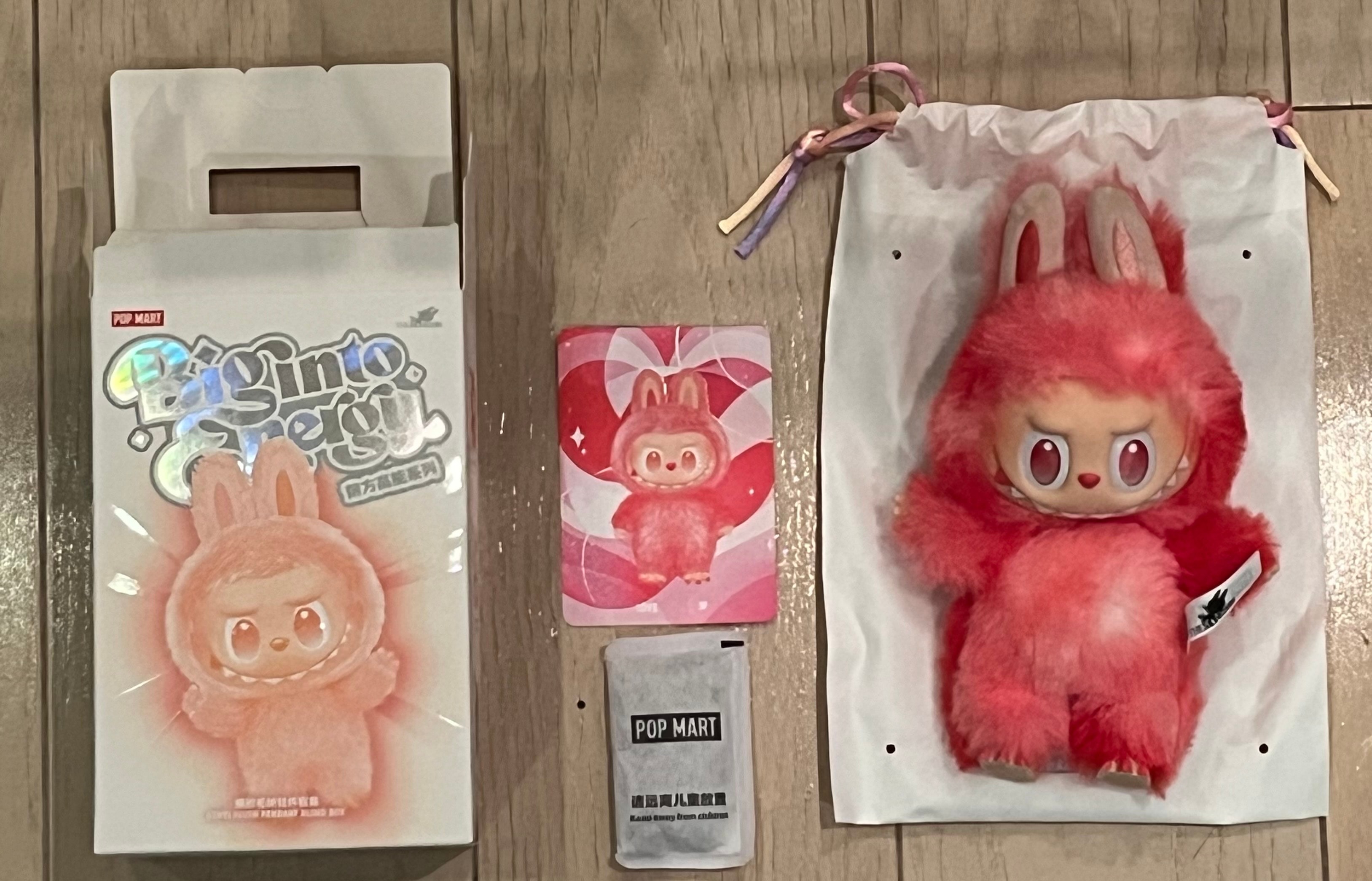 POP MART THE MONSTERS (LABUBU) Big into Energy Series Plush Pendant LOVE