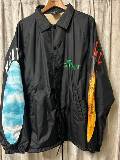 SAINT Mxxxxxx VLONE Coach Jacket Skull "Black"