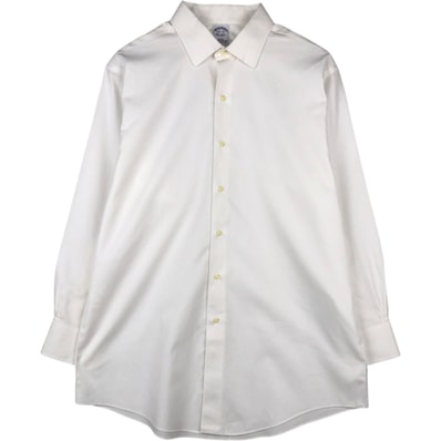 古着 ブルックスブラザーズ Brooks Brothers Est.1818 SLIM FIT ヘリンボーン 長袖 コットンシャツ メンズL相当/rab181166