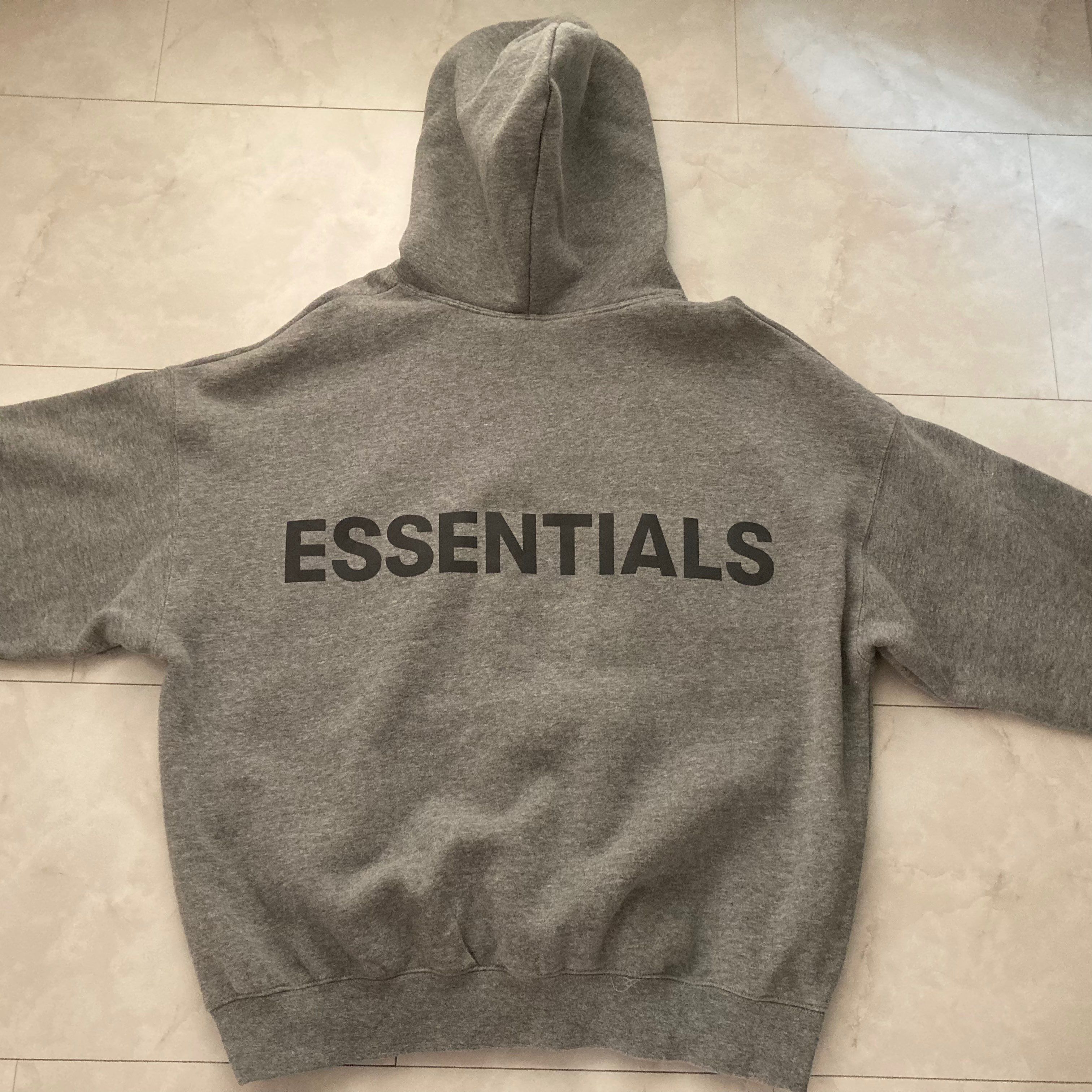 FEAR OF GOD ESSENTIALS 3M Logo Pullover Hoodie "Grey"