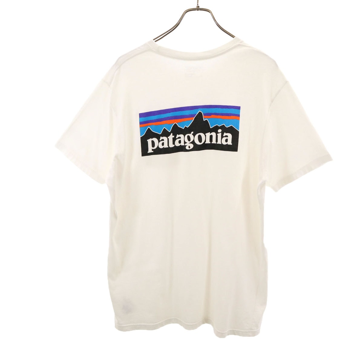patagonia パタゴニア バックロゴ 半袖 Tシャツ L ホワイト 38910SP16 アウトドア