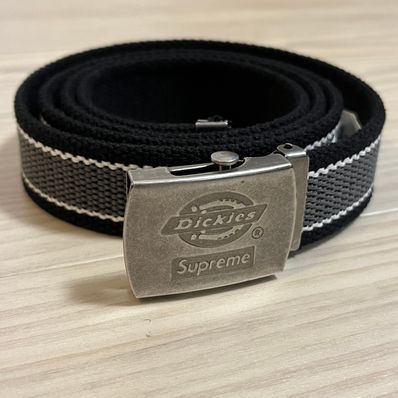 Supreme x Dickies Stripe Webbing Belt "Black"