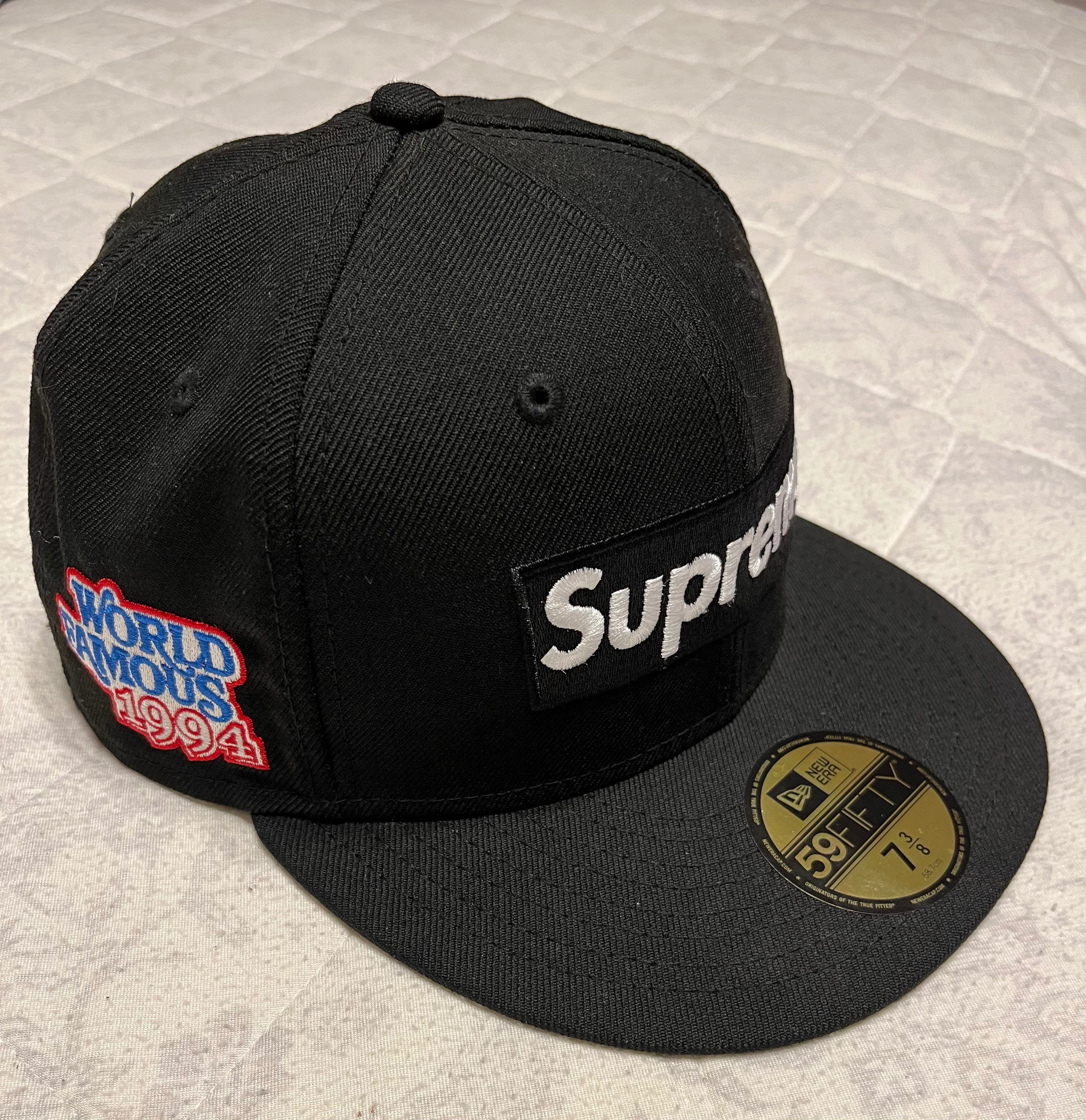 Supreme World Famous Box Logo New Era® "Black"