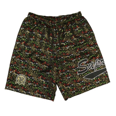 Supreme シュプリーム ショートパンツ 26SS Floral Jacquard Short フローラル ジャガード ショーツ 花柄 ショートパンツ マルチカラー系 L【中古】