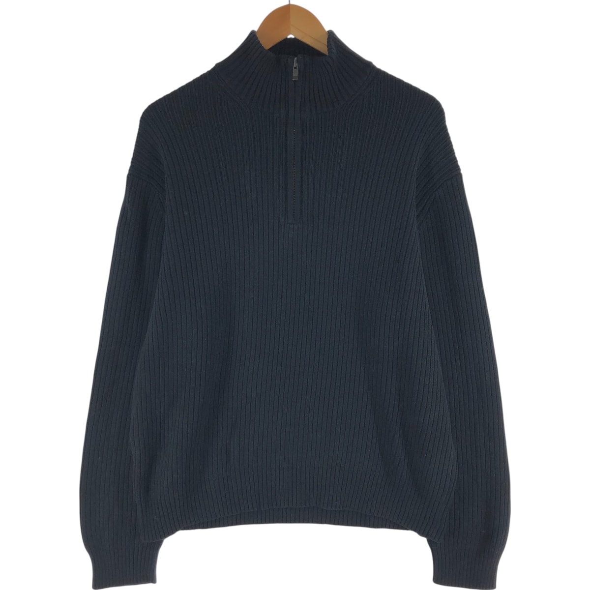 古着 90~00年代 カルバンクライン Calvin klein リブ編み コットンニットハーフジップセーター メンズXL相当 ヴィンテージ/eaa501711