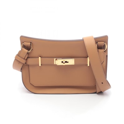 エルメス HERMES ジプシエール ミニ ショルダーバッグ バッグ レザー ヴォースイフト ビスキュイ K刻印(2025年製造) レディース ブラウン系 【中古】