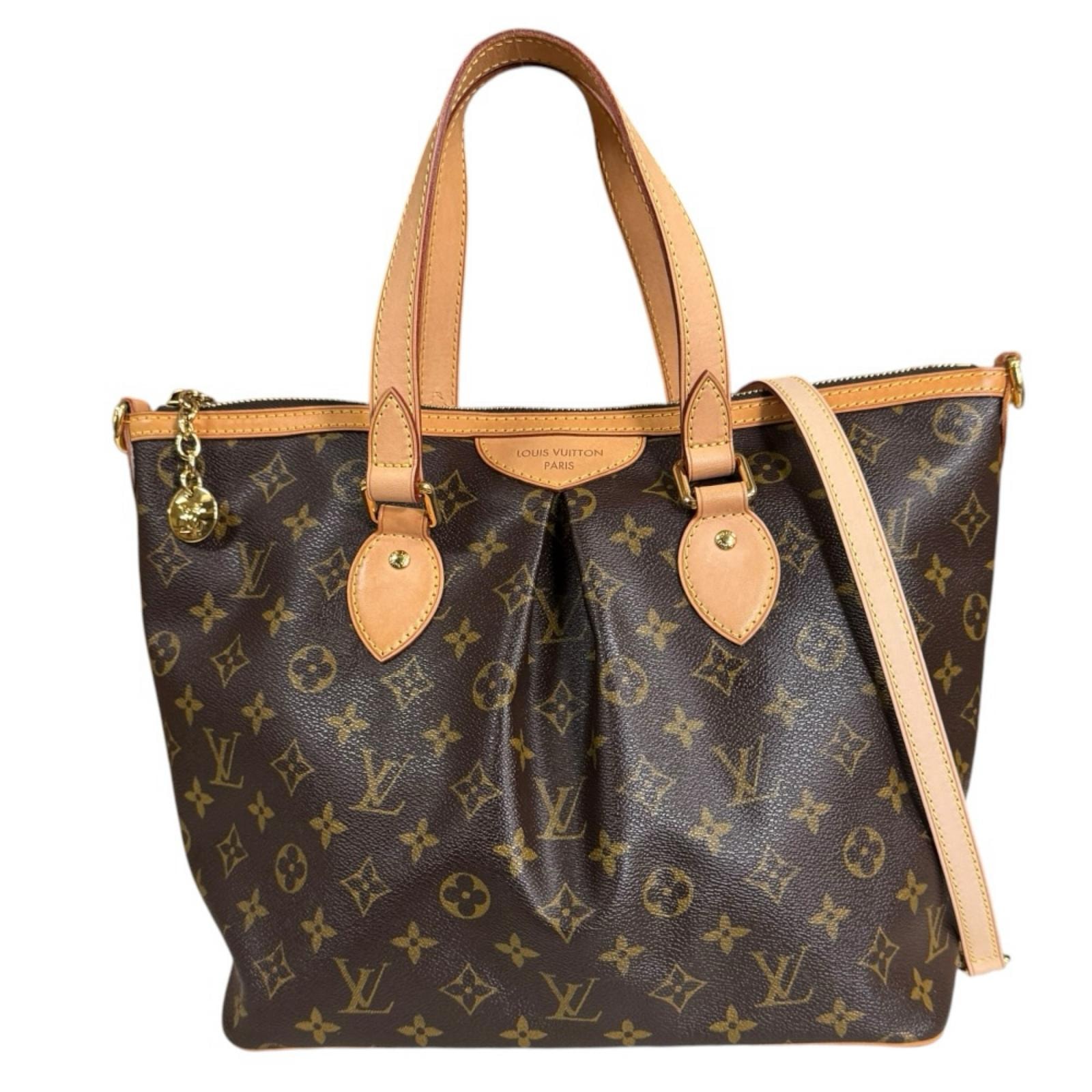 ルイヴィトン パレルモPM モノグラム ショルダーバッグ モノグラムキャンバス M40145 ブラウン レディース LOUIS VUITTON  中古