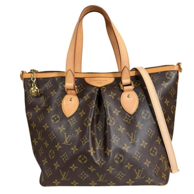 ルイヴィトン パレルモPM モノグラム ショルダーバッグ モノグラムキャンバス M40145 ブラウン レディース LOUIS VUITTON 中古