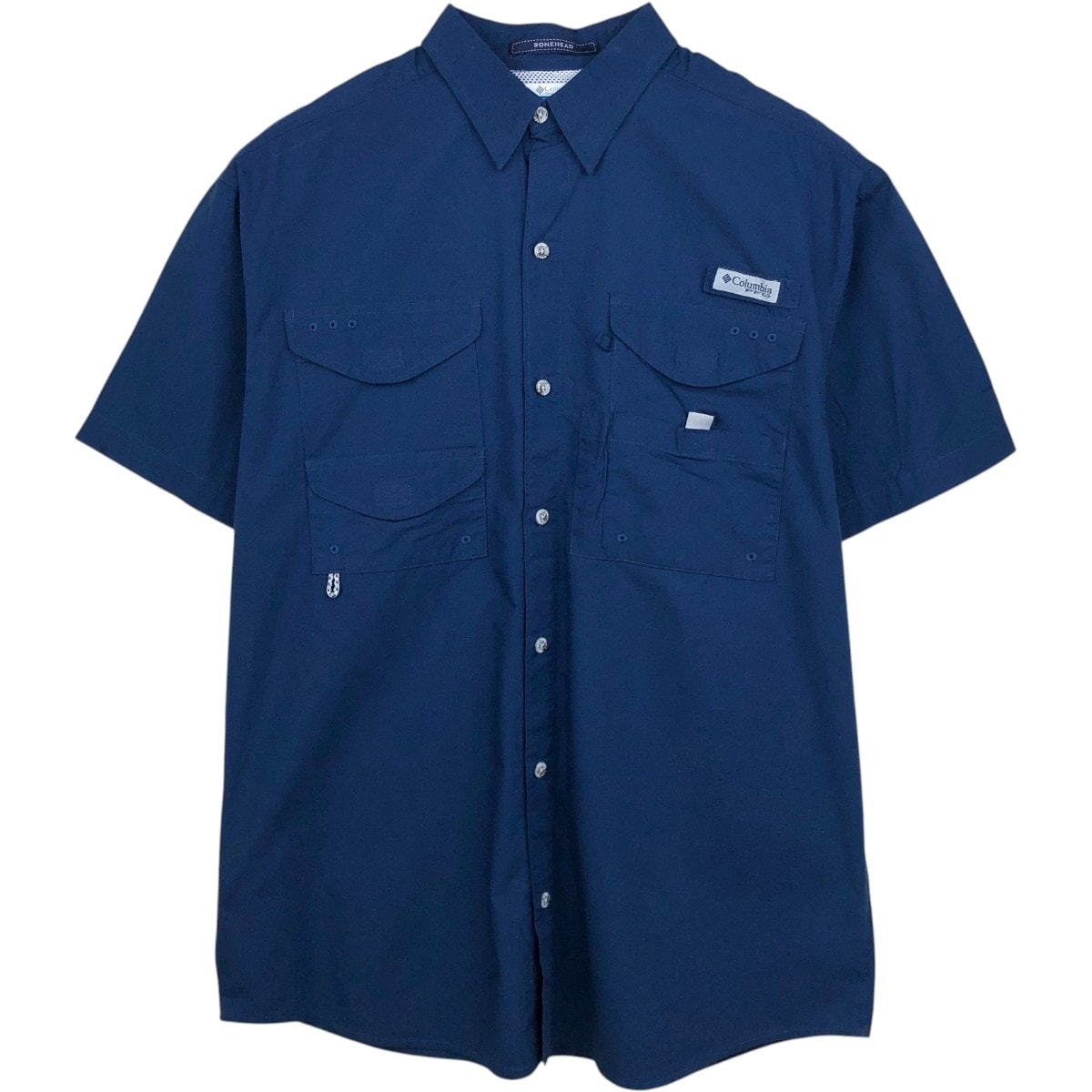 古着 コロンビア Columbia PFG 半袖 フィッシングシャツ メンズM相当/eaa658300