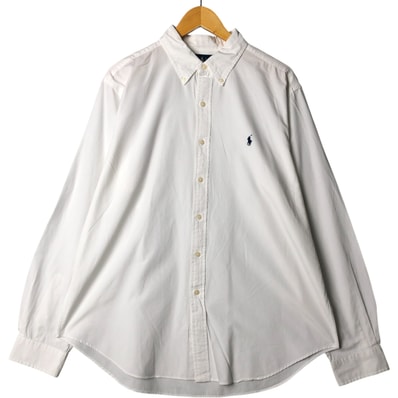 古着 ラルフローレン Ralph Lauren CLASSIC FIT クラシックフィット 長袖 ボタンダウンシャツ メンズXL相当/eaa567975