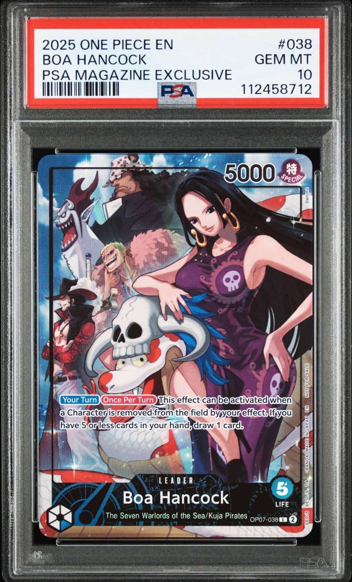 ボア・ハンコック L [OP07-038]【英語版】(PSA限定コラボプロモカード)