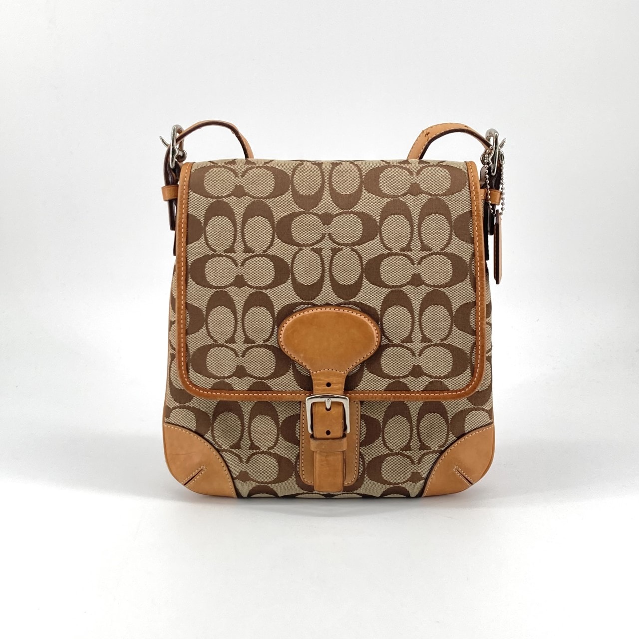 COACH(コーチ) シグネチャー ショルダーバッグ ブラウン