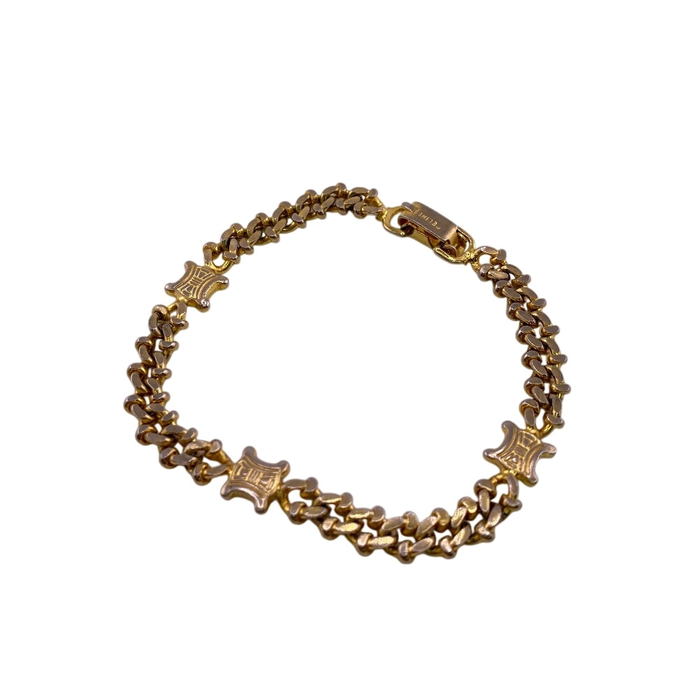 ルイヴィトン LOUIS VUITTON ブレスレット マカダム ヴィンテージ オールドセリーヌ ゴールド