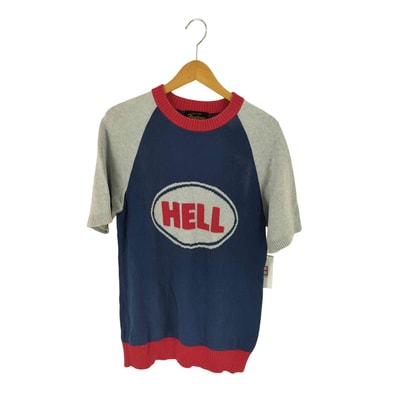 90s HELL 半袖ニット Y2K【1142410309737】