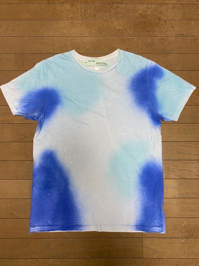 オフホワイト SPRAY SLIM TEE
